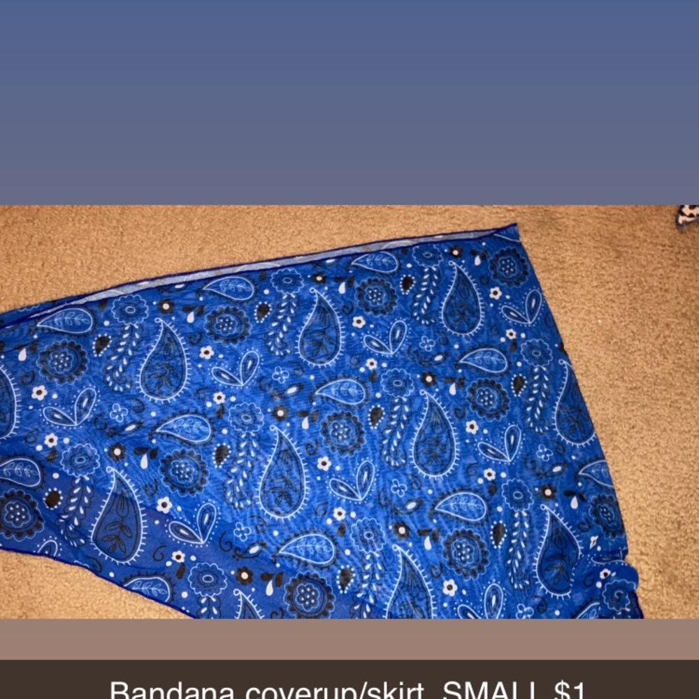 SHEIN Blue A-Line Swim Coverup